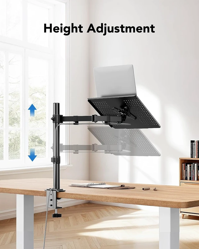 Alt view image 6 of 7 - Laptop Desk Mount - 17' to 32' Monitor Arm