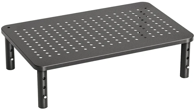 Main image of Monitor Stand, Monitor Stand Riser 3 Height Adjustable, Monitor Riser with Airflow Vents, Laptop Stand for Desk, Laptop Riser, Desk Organizer for Monitor, Laptop, PC, Printer