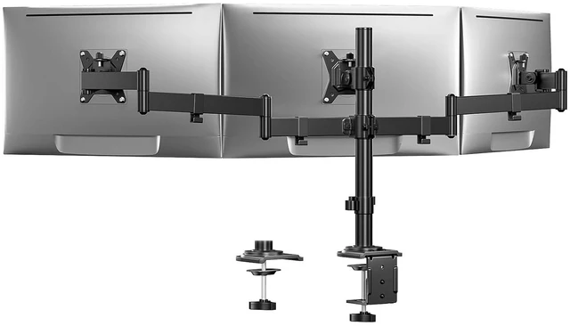 Main image of Triple Monitor Mount for 13-27 Inch Screens