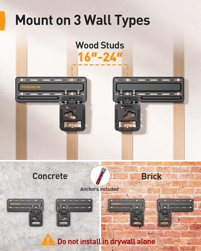 Ultra Slim TV Wall Mount 0.3 Low Profile for 43-86 inch TVs - Newegg.com