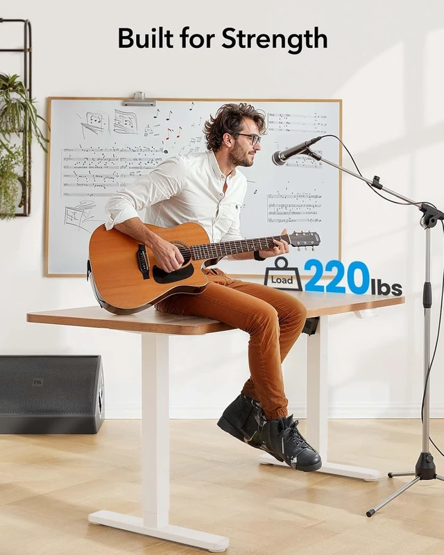 Alt view image 2 of 6 - Standing Desk Frame with Brushless Motor for Max 75 x 35 inch Tops