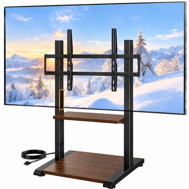 Main image of Floor TV Stand with Power Strip for 50110 inch TVs up to 250 lbs