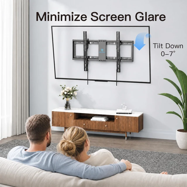 Alt view image 6 of 7 - Tilting TV Wall Mount for 3785 inch TVs up to 132 lbs