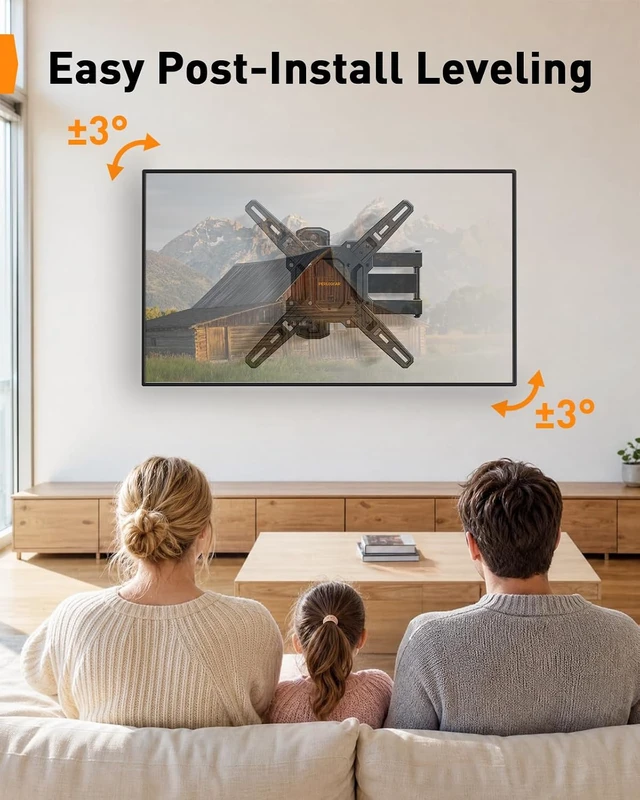 Alt view image 5 of 7 - Full Motion TV Mount for 2665 inch TVs up to 82 lbs