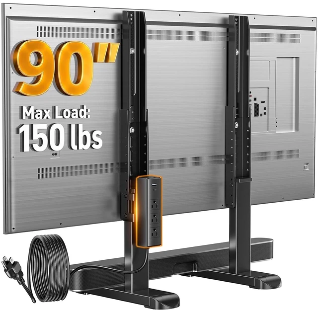 Main image of TV Stand Legs with Power Outlet for 3890 Inch TVs