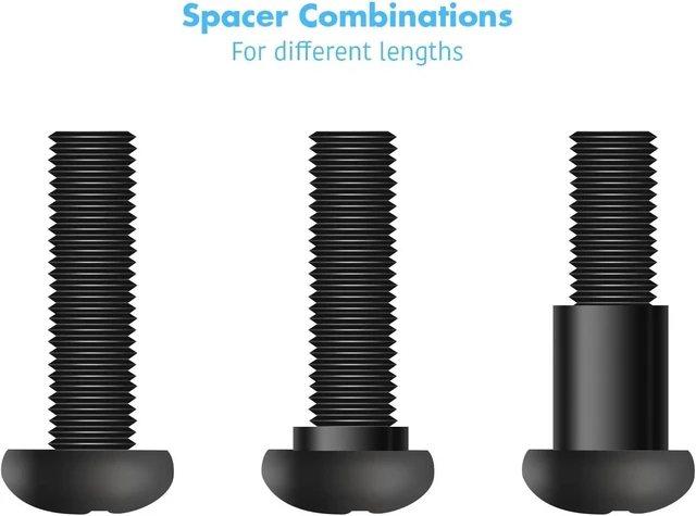 Alt view image 3 of 5 - Mounting Hardware Kit Fits Most TVs, Includes M4, M5, M6 and M8 Screws, Washers and Spacers for Monitor, up to 80 inches, PSUHP