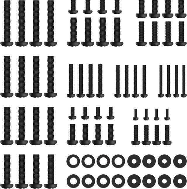 Main image of Mounting Hardware Kit Fits Most TVs, Includes M4, M5, M6 and M8 Screws, Washers and Spacers for Monitor, up to 80 inches, PSUHP