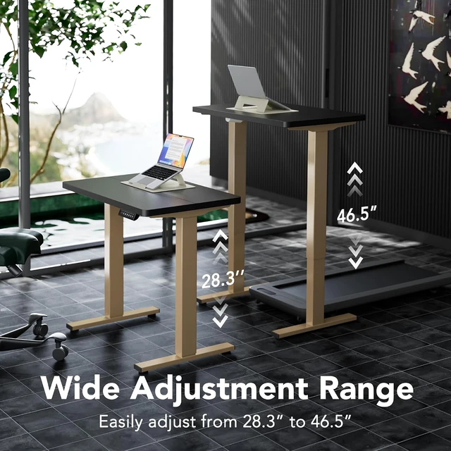 Alt view image 7 of 7 - 48x24 Inch Electric Standing Desk, Height Adjustable