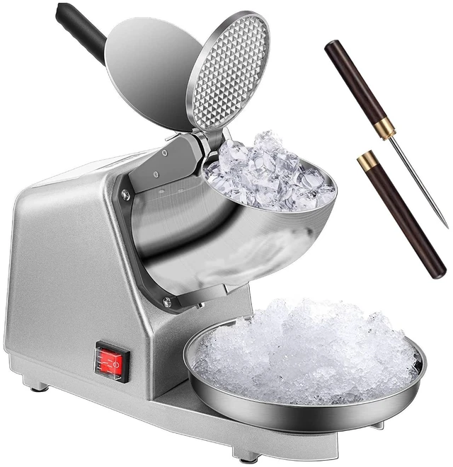 Main image of Electric Ice Crusher Shaver Silver 173lbs/hr