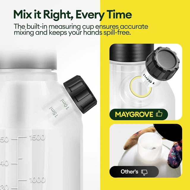 Alt view image 5 of 7 - 50oz Pump Sprayer, Hand Water Spray Bottle
