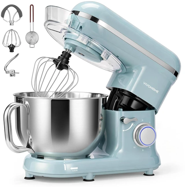 Main image of Stand Mixer, 6-Quart Tilt-Head Kitchen Mixer with Bowl, Blue