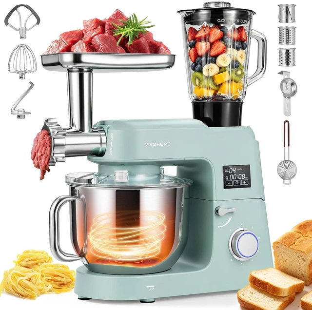 Main image of 9-in-1 Stand Mixer with Fermentation & Timer, 7.5-Quart, Blue