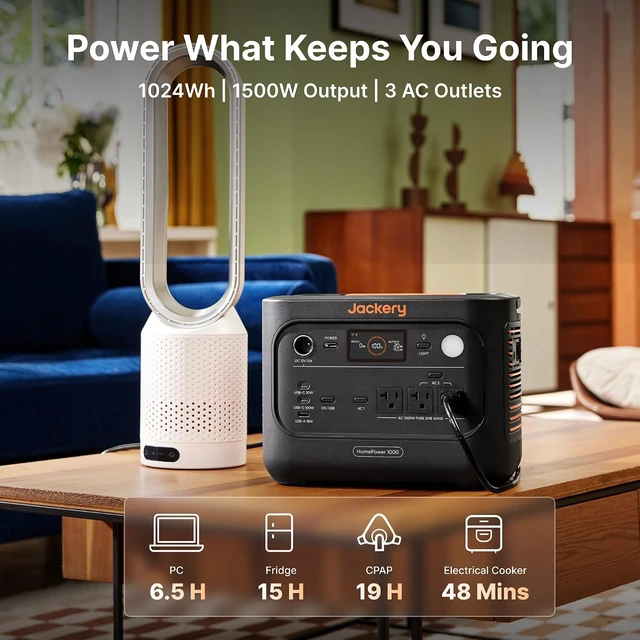Alt view image 6 of 7 - HomePower 1000 v2 Power Station, HP1000V2