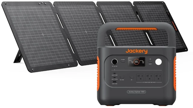 Main image of Solar Generator 1000 v2 and 100W Solar Panel,1070Wh,1500W AC