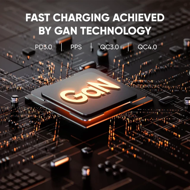 Alt view image 6 of 6 - 102W GaN 3-Port Fast Charger, Dual 100W USB-C & 18W USB-A Ports, Quick Charging with PD3.0, PPS, QC4.0, Compatible with Explorer 100Plus/240v2/300Plus