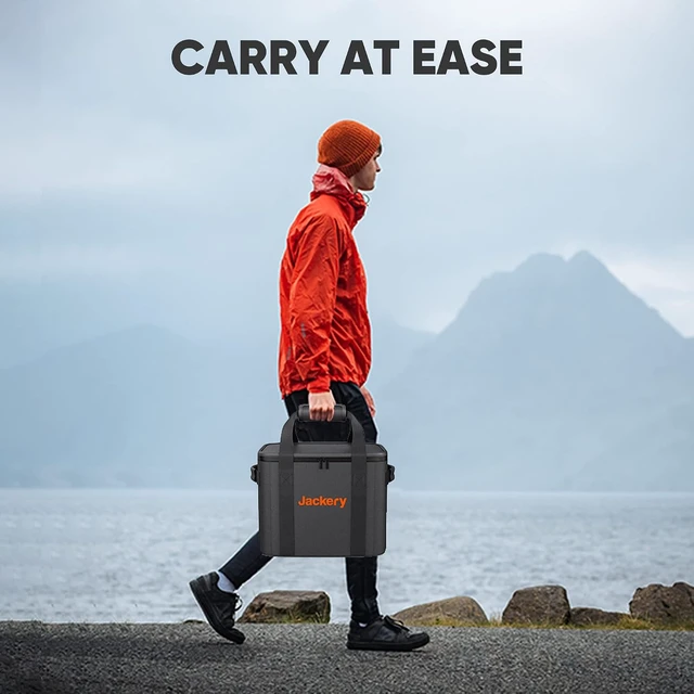 Alt view image 5 of 5 - Jackery Carrying Case Bag (M Size) - Black