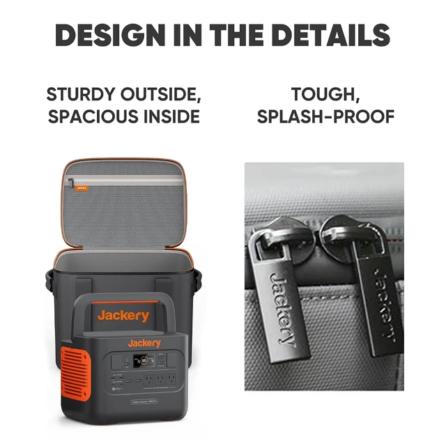 Alt view image 4 of 5 - Jackery Carrying Case Bag (M Size) - Black