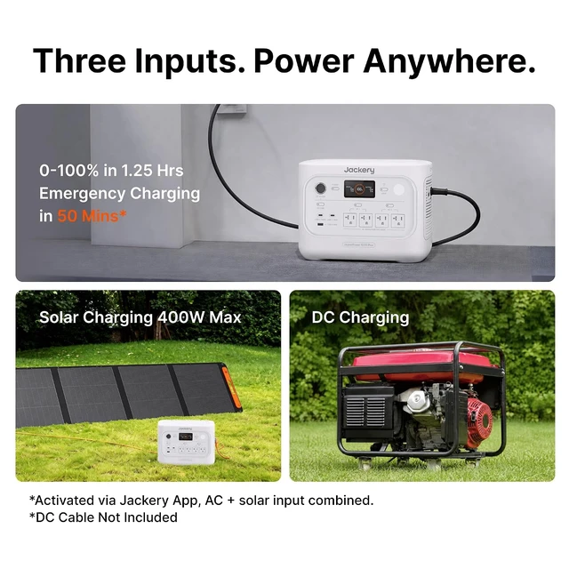 Alt view image 6 of 7 - HomePower 1000 Plus v2 Portable Power Station (White)