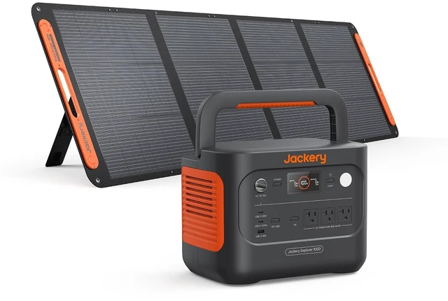 Main image of Solar Generator 1000 v2 and 200W Solar Panel,1070Wh,1500W AC