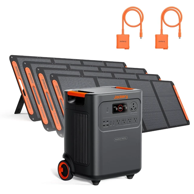 Main image of HomePower 3600 Plus and 4x200W Panels & 2X Connector, 3584Wh