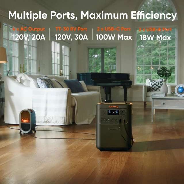 Alt view image 7 of 7 - HomePower 3600 Plus and Extra Battery, 7168Wh, 3600W AC Output
