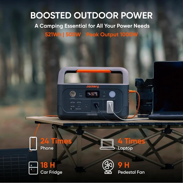 Alt view image 2 of 7 - Explorer 500 v2 and 102W Fast Charger,512Wh,500W AC