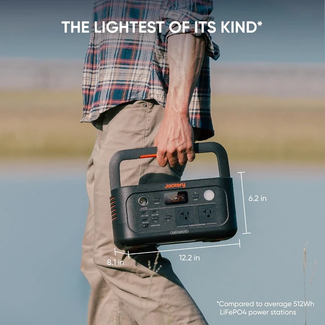 Alt view image 3 of 7 - Explorer 500 v2 and 102W Fast Charger,512Wh,500W AC