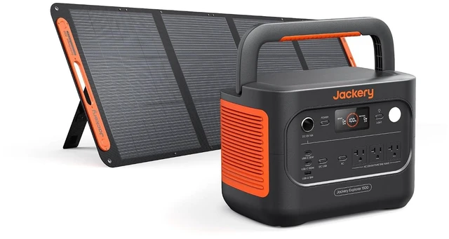 Main image of Solar Generator 1500 v2 & 200W Solar Panel, 1536Wh Power Station