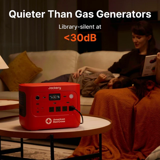 Alt view image 5 of 7 - HomePower 2000 Plus v2 Power Station, 2048Wh, Red Cross Edition