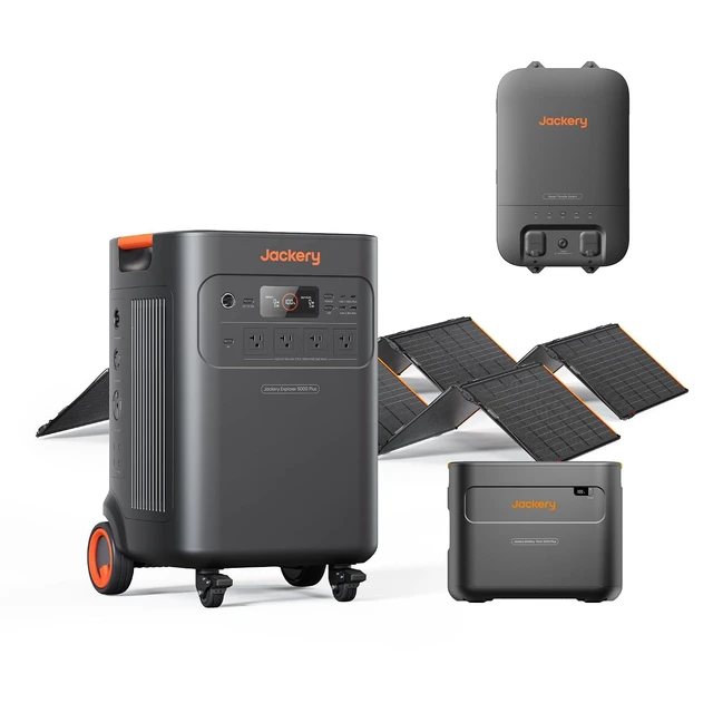 Main image of Solar Generator 5000 Plus and Extra Battery, 2x500X & STS, 10kWh