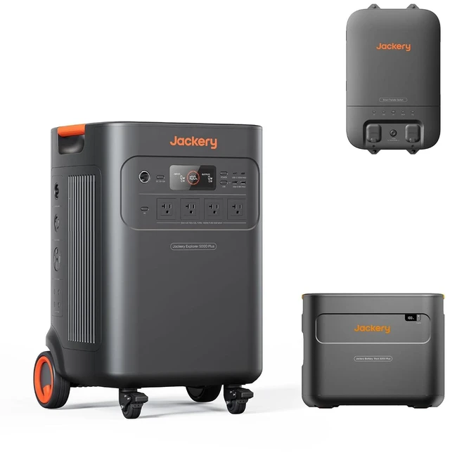 Main image of Explorer 5000 Plus and Battery & Smart Transfer Switch, 10kWh