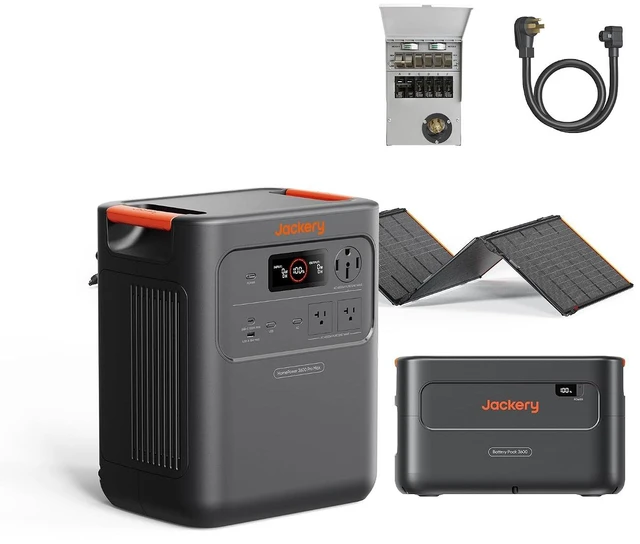Main image of HomePower 3600 Pro Max and Extra Battery, 500W, MTS & 40A Cable