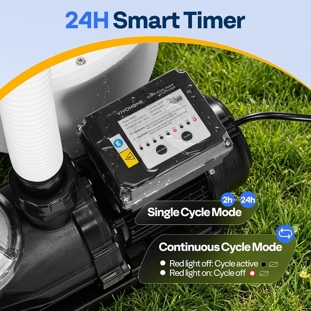 Alt view image 4 of 7 - 13 in Sand Filter Pump for Above Ground Pools Up to 15,000 Gallons