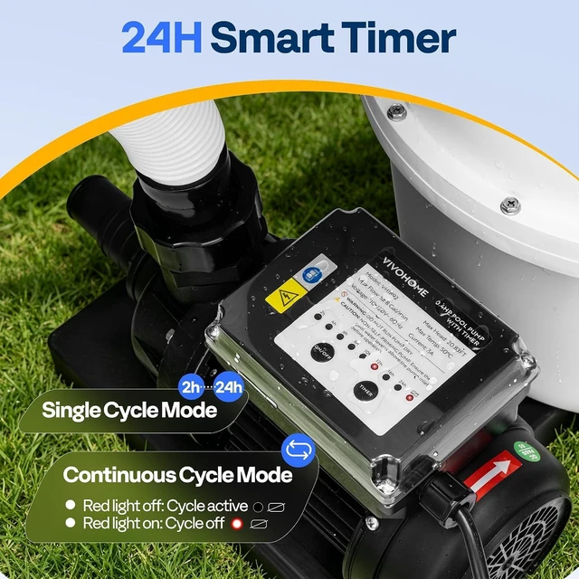 Alt view image 4 of 7 - 12 in Sand Filter Pump for Above Ground Pools Up to 11,000 Gallons