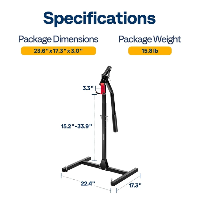 Alt view image 6 of 7 - Snowmobile Lever Lift Stand, Fit Most Snowmobile
