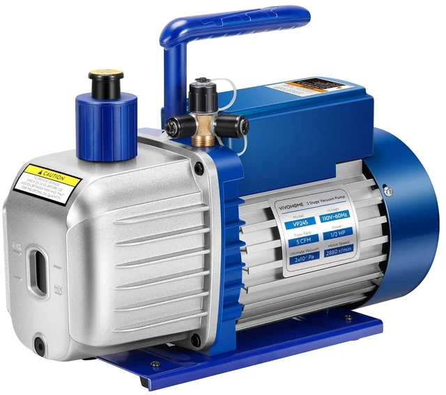 Main image of A2L 1/2 HP 5 CFM 2 Stage HVAC Vacuum Pump with Sparkless Motor