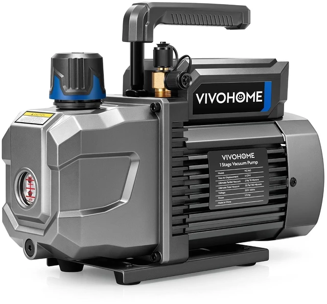 Main image of A2L 1/3 HP 4 CFM Single Stage AC Vacuum Pump with Sparkless Motor
