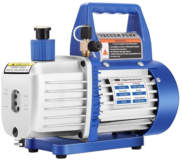 Main image of 110V 1/3 HP 4.5 CFM Single Stage Rotary Vane AC Vacuum Pump