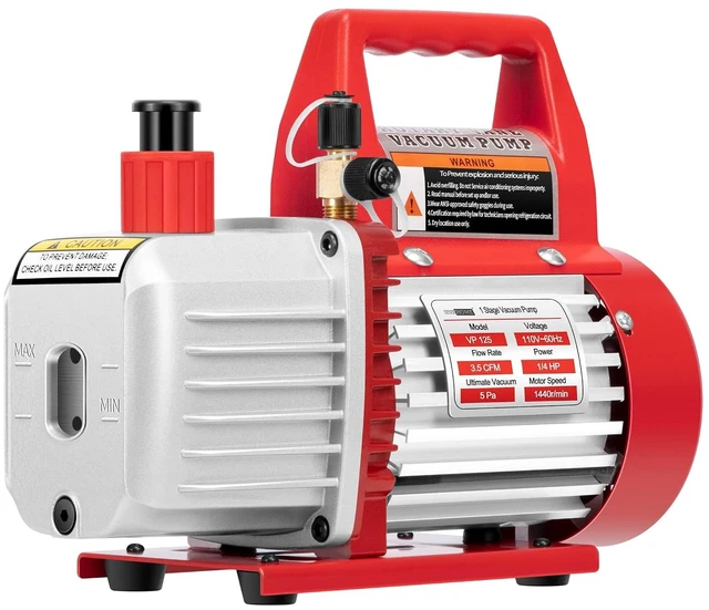 Main image of 110V 1/4 HP 3.5 CFM Single Stage Rotary Vane AC Vacuum Pump