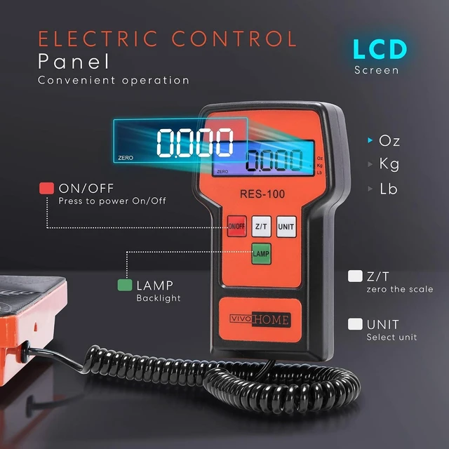 Alt view image 5 of 7 - R1234YF 1 HP Dual Cylinder Portable Refrigerant Recovery Machine with High Precision Electronic Digital Refrigerant Charging Weight Scale Orange