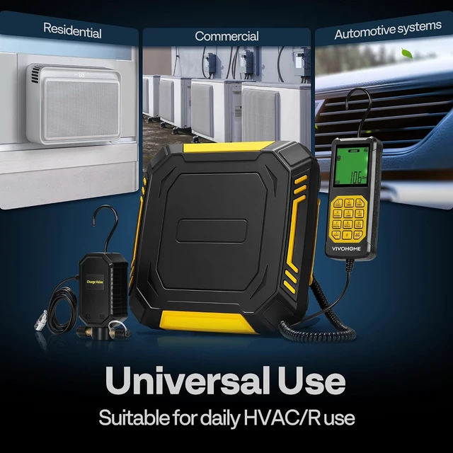Alt view image 7 of 7 - HVAC Refrigerant Scale with Separate Auto-Dosing Charge Valve