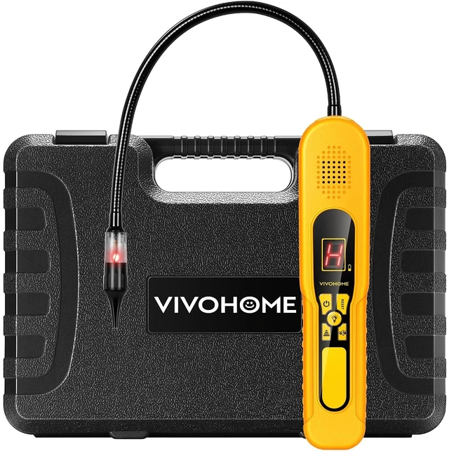 Main image of HVAC Refrigerant Leak Detector with LED Light Battery Powered
