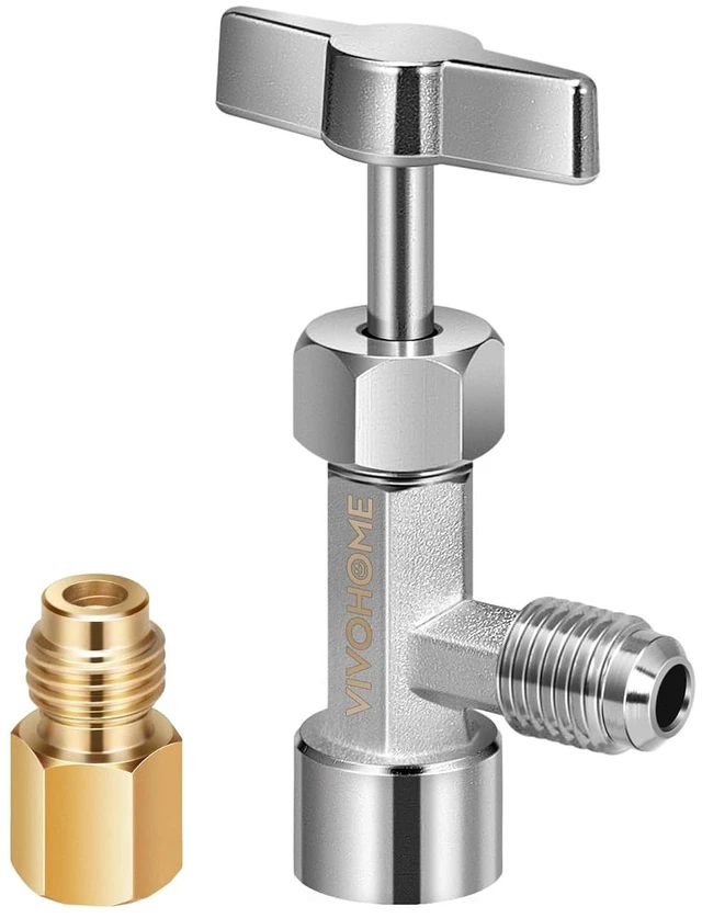 Alt view image 2 of 7 - R134a Self Sealing Can Tap R134a Can Tap Valve Puncture Style