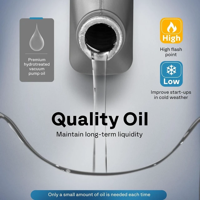 Alt view image 7 of 7 - 5 Pack Premium High Vacuum Pump Oil