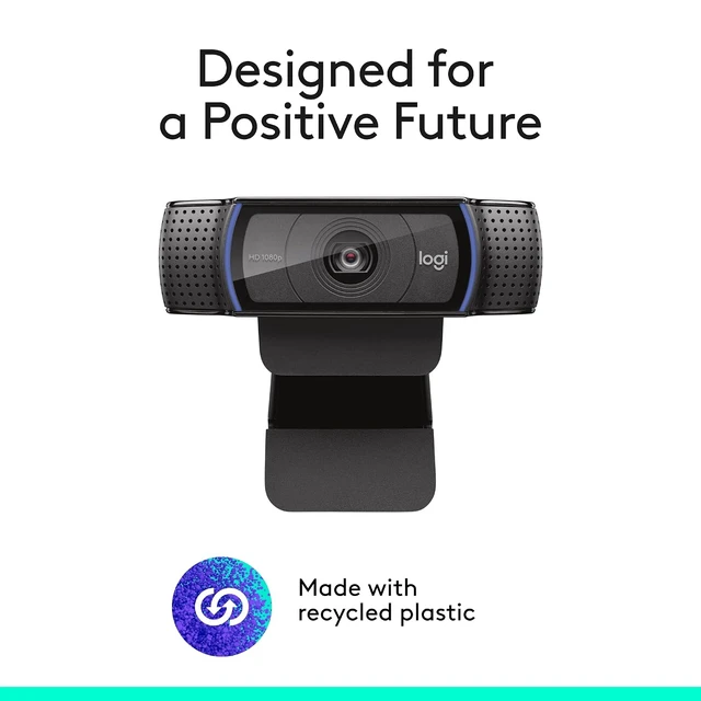 Alt view image 7 of 7 - C920x HD Pro PC Webcam Full 1080p/30fps Video - Black