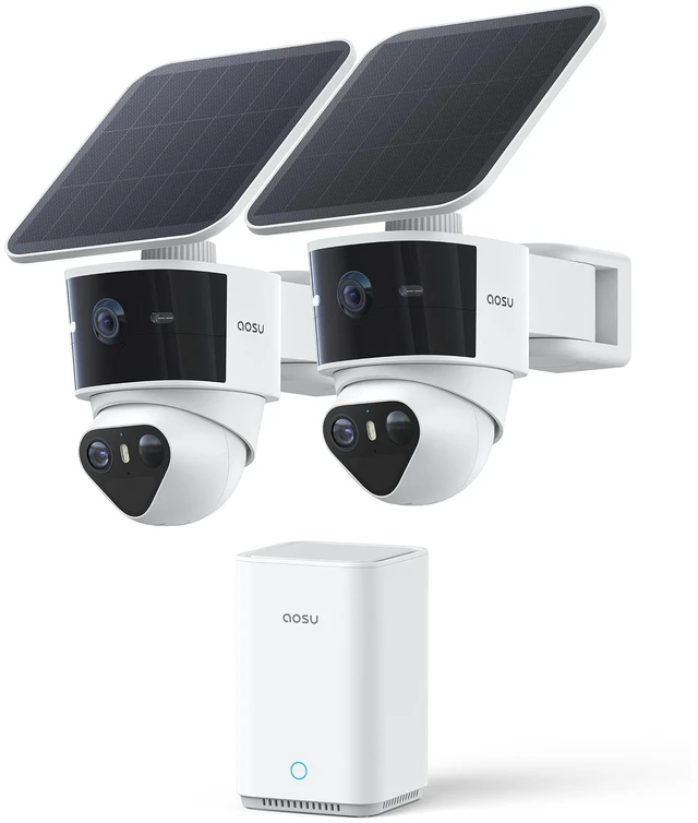 Main image of T2 Pro 3K Dual Cam Solar Security Camera, AI Tracking, 2-Cam Kit