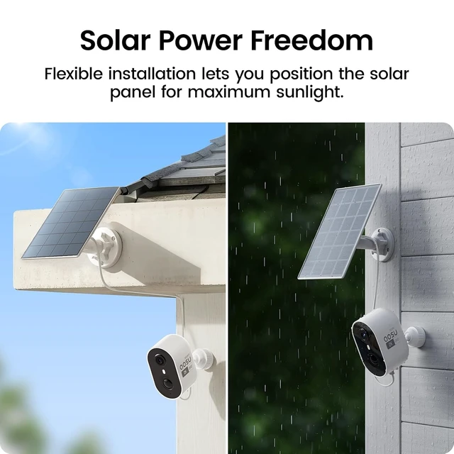 Alt view image 7 of 7 - 2K Solar Security Cameras Wireless Outdoor System, 2-Cam-Kit