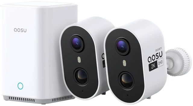 Main image of 2K Battery Security Cameras Wireless Outdoor System, 2-Cam-Kit