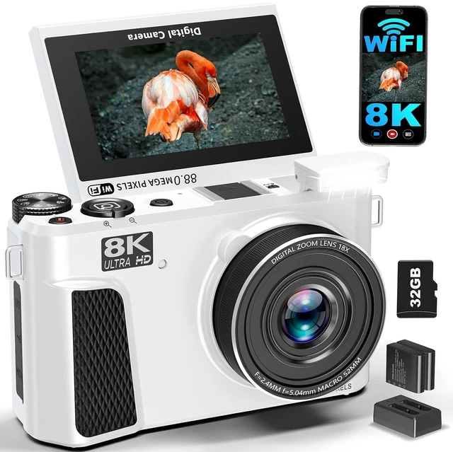 Main image of 8K Digital Camera for Photography, Autofocus Vlogging Camera for YouTube