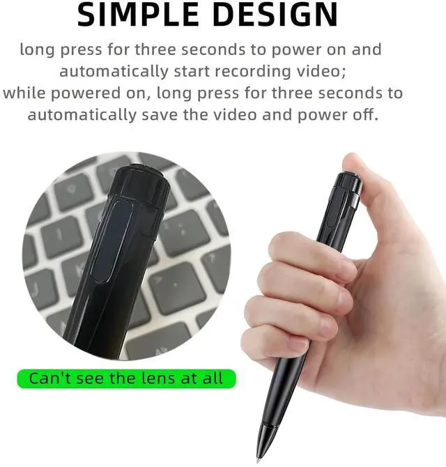 Alt view image 6 of 6 - 1080P HD Portable Camera for Indoor/Outdoor Surveillance, Body Camera Recording, Perfect for Lectures, Meetings, and Business Us